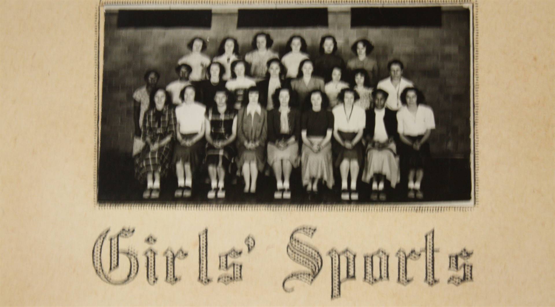 1949 Girls Sports