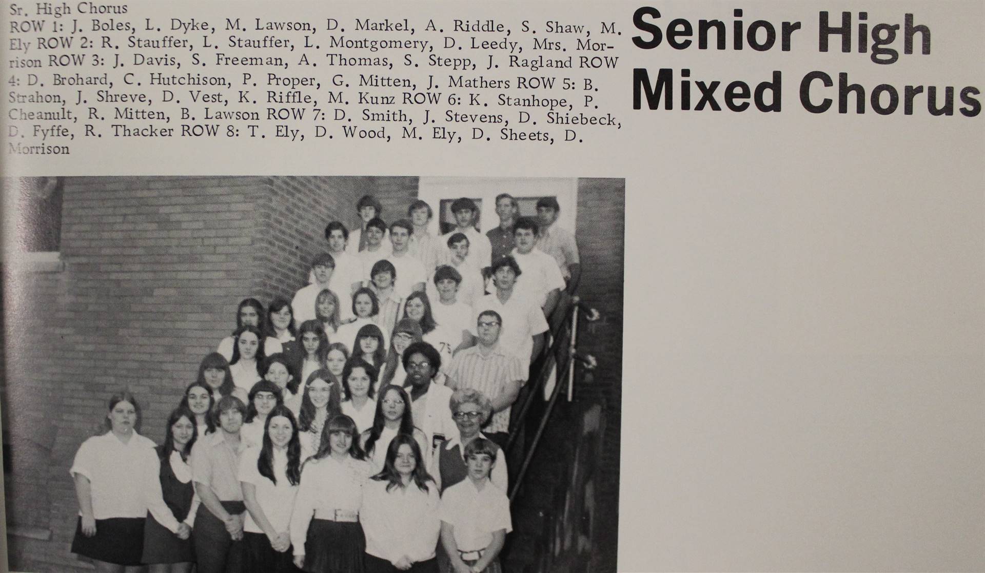 1973 Senior High Mixed Chorus