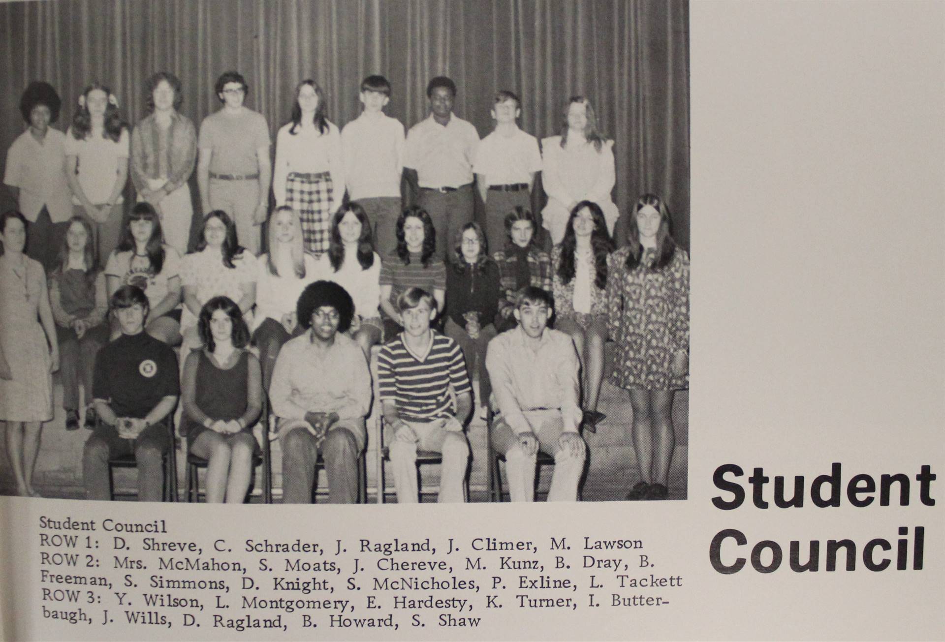 1973 Student Council