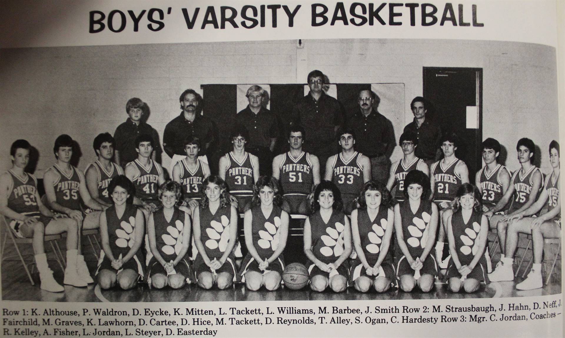 1986 Boys Varsity Basketball