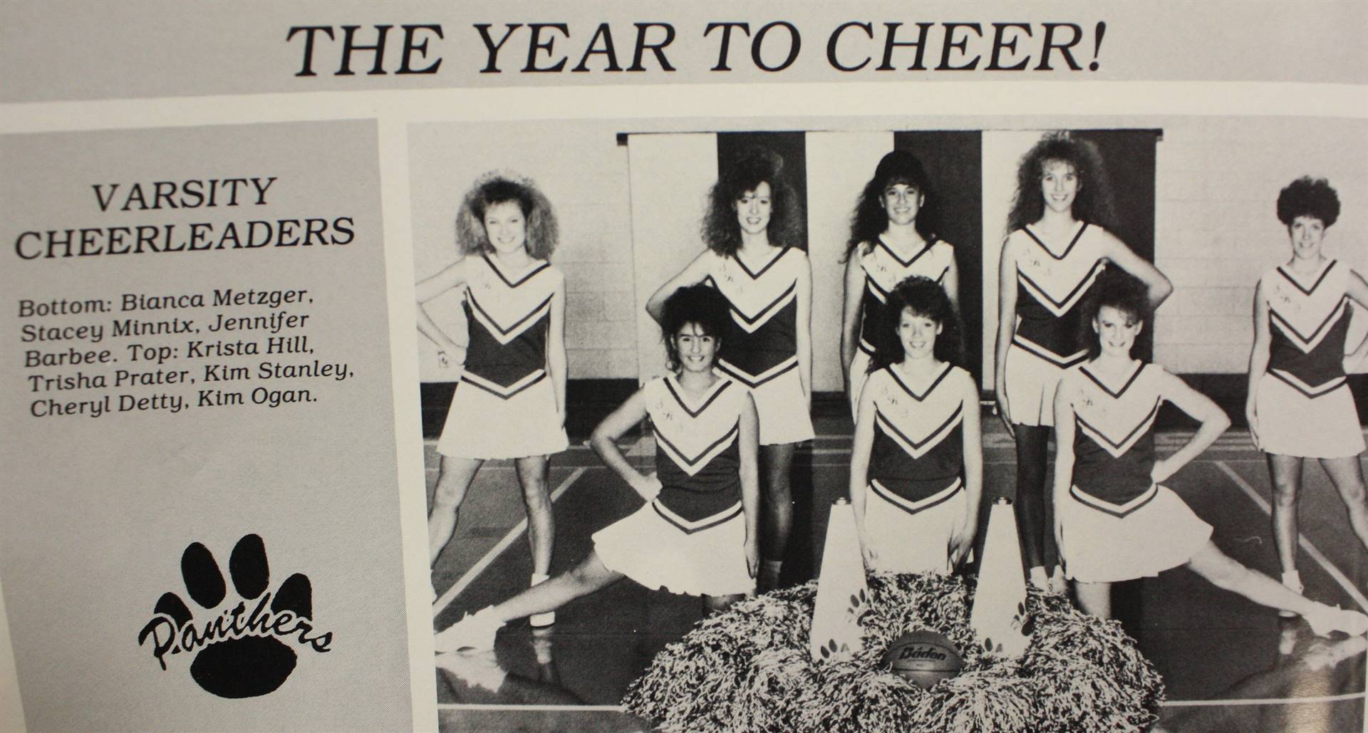 1990 Varsity Cheerleaders