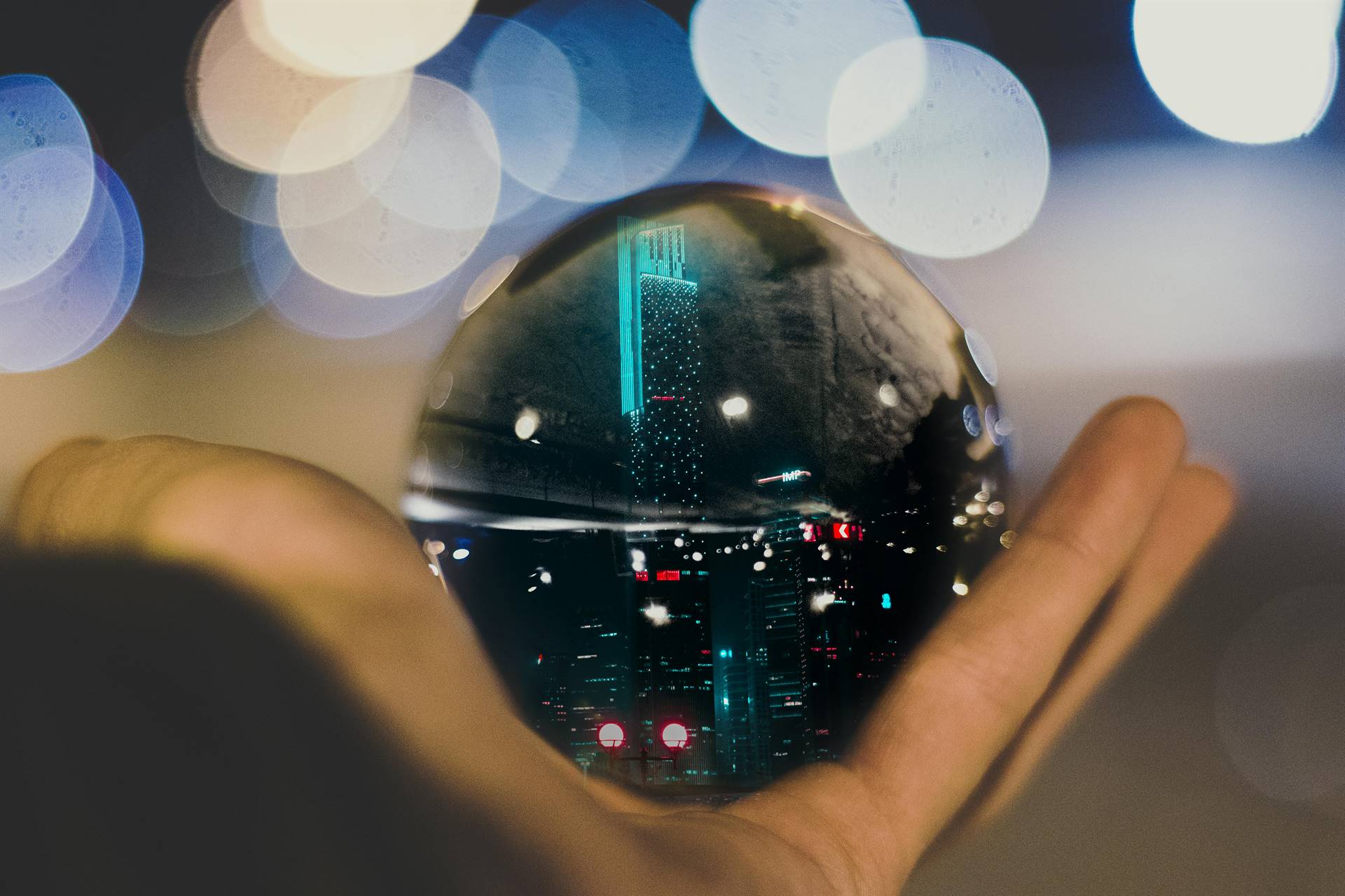 City in Glass Ball